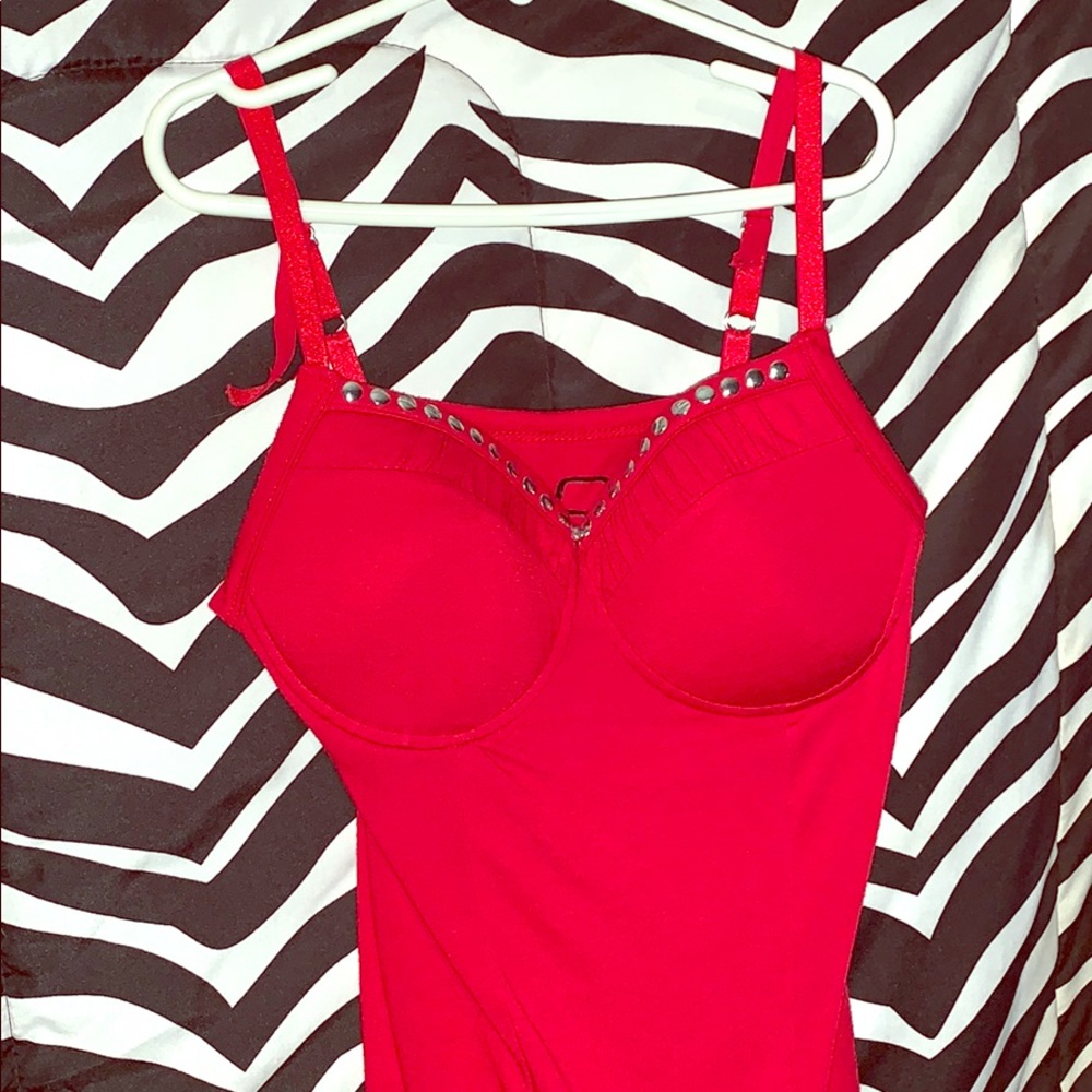 Bright red